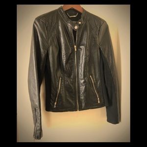 Express Faux leather black jacket